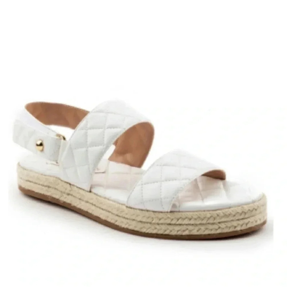 BCBGeneration Womens Fantasa Adjustable Ankle Strap Flat Sandals Size 8